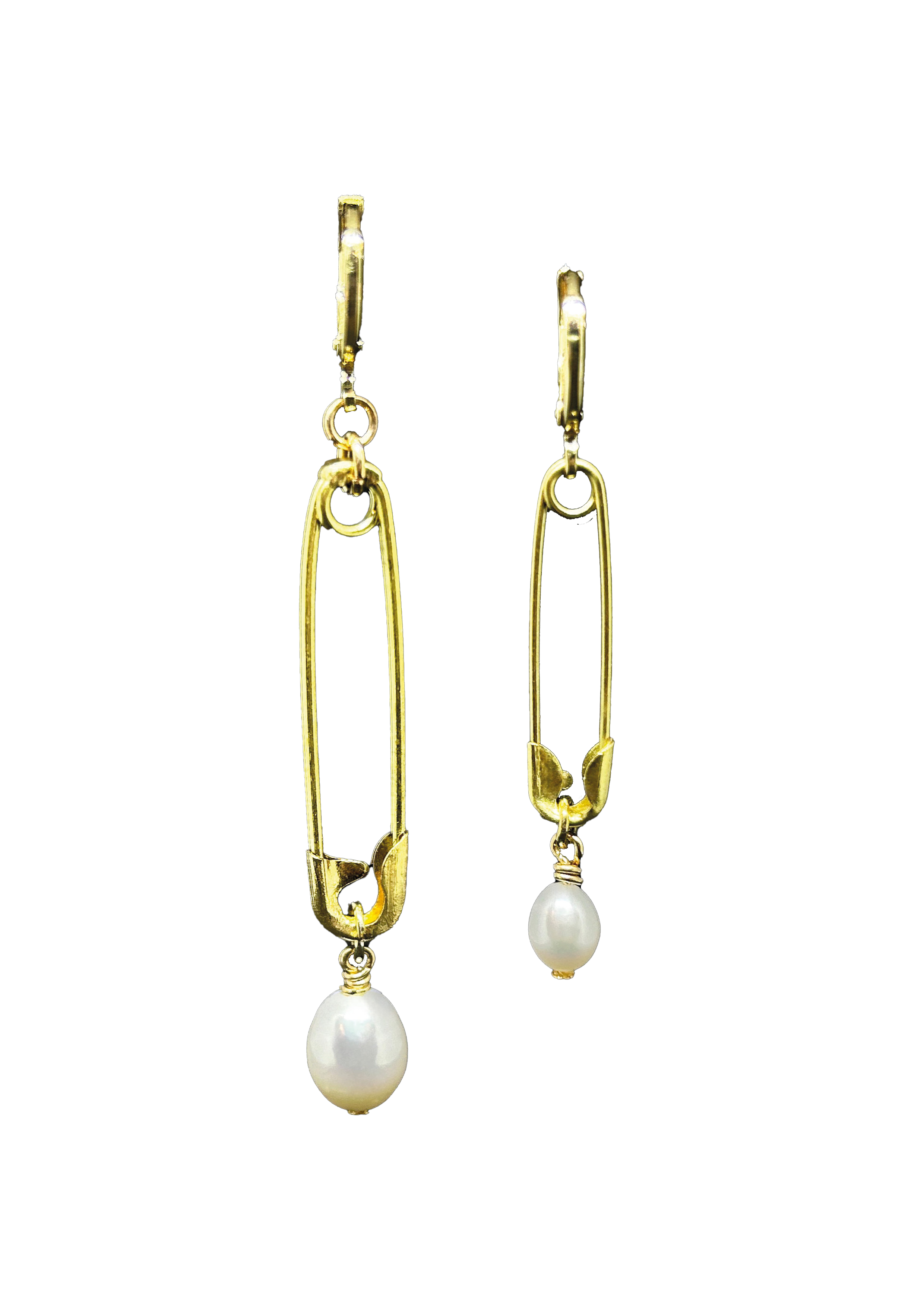 Gold TERROR TWINS earrings