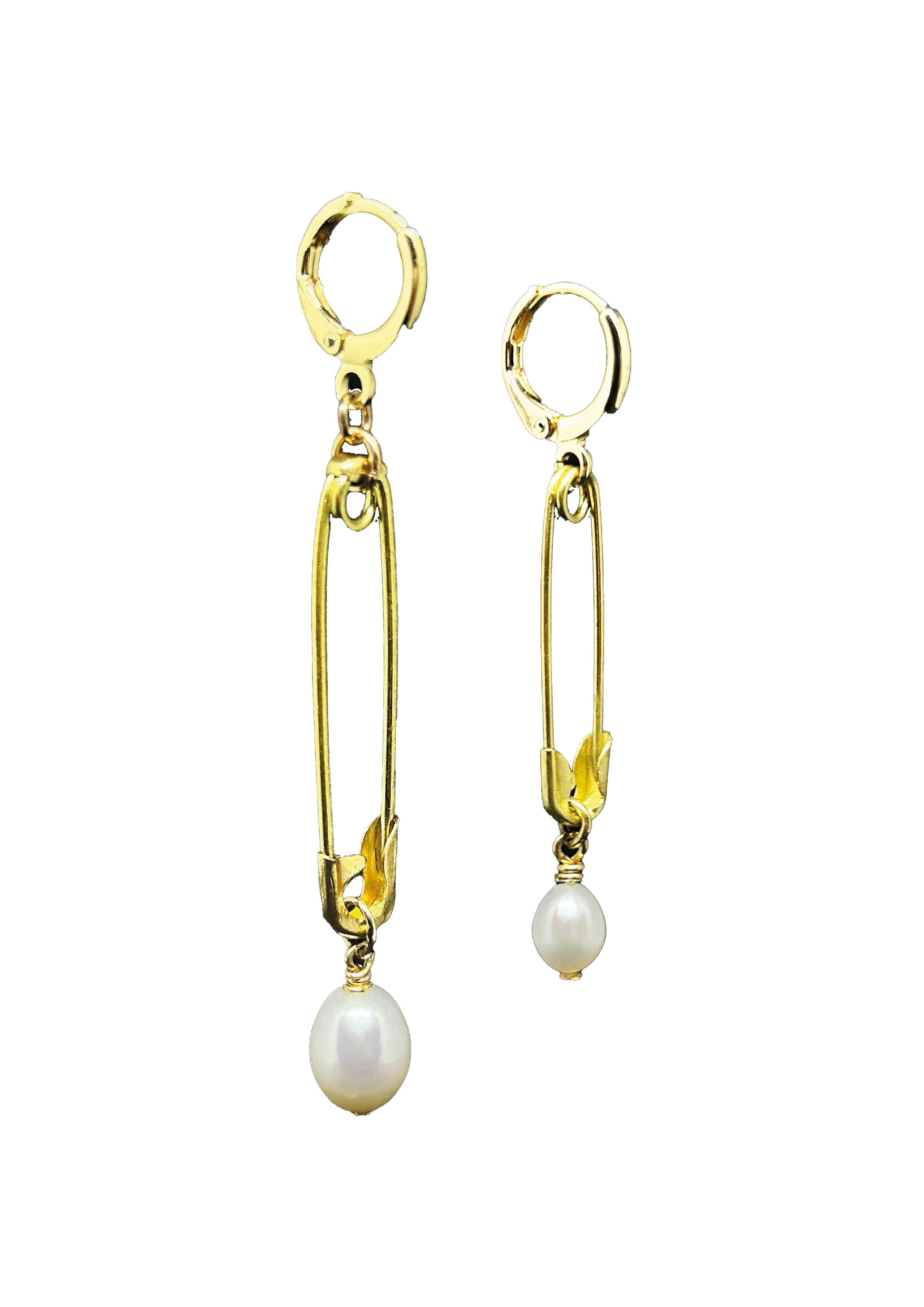 Gold TERROR TWINS earrings