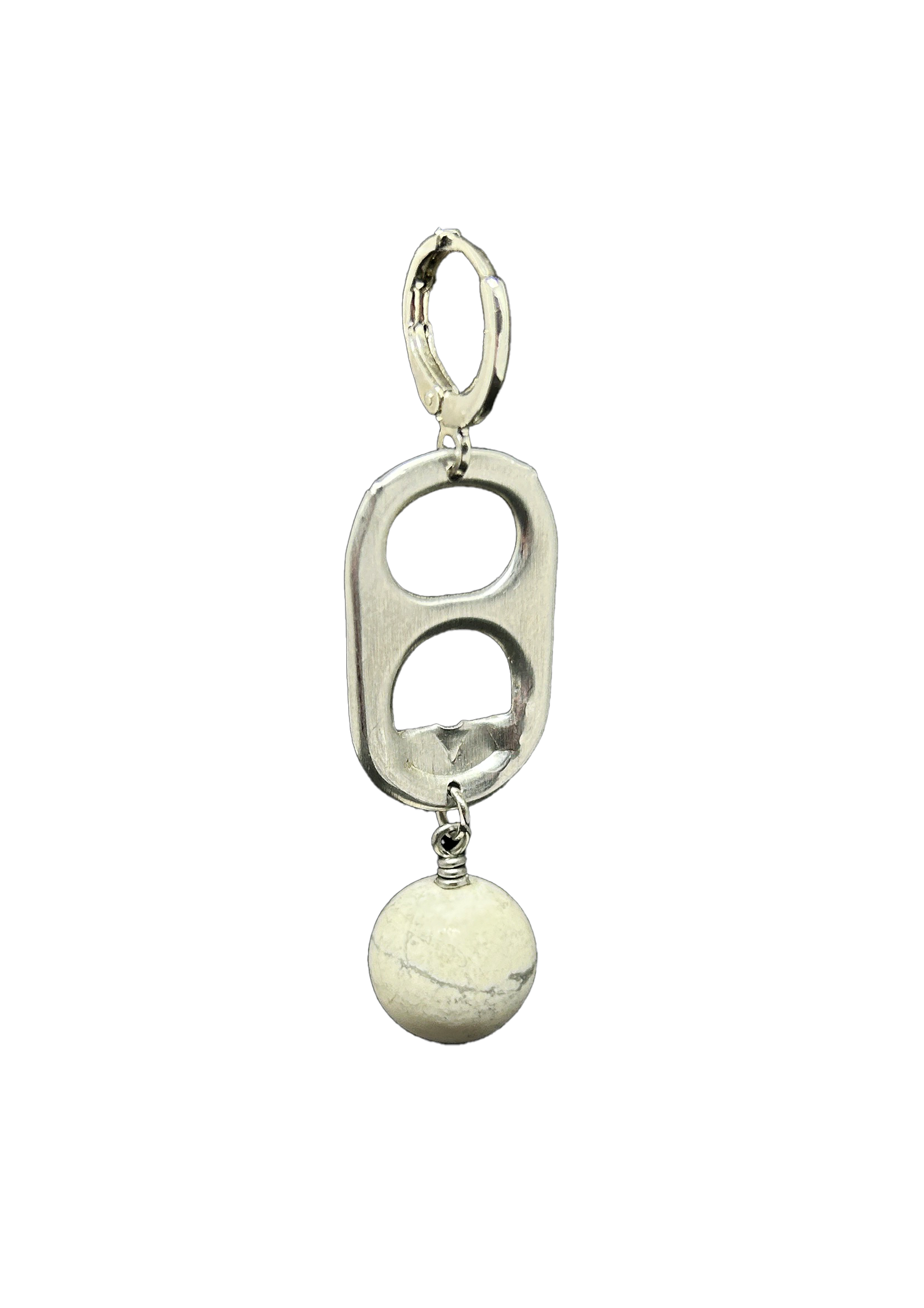 Silver MERCURY earring