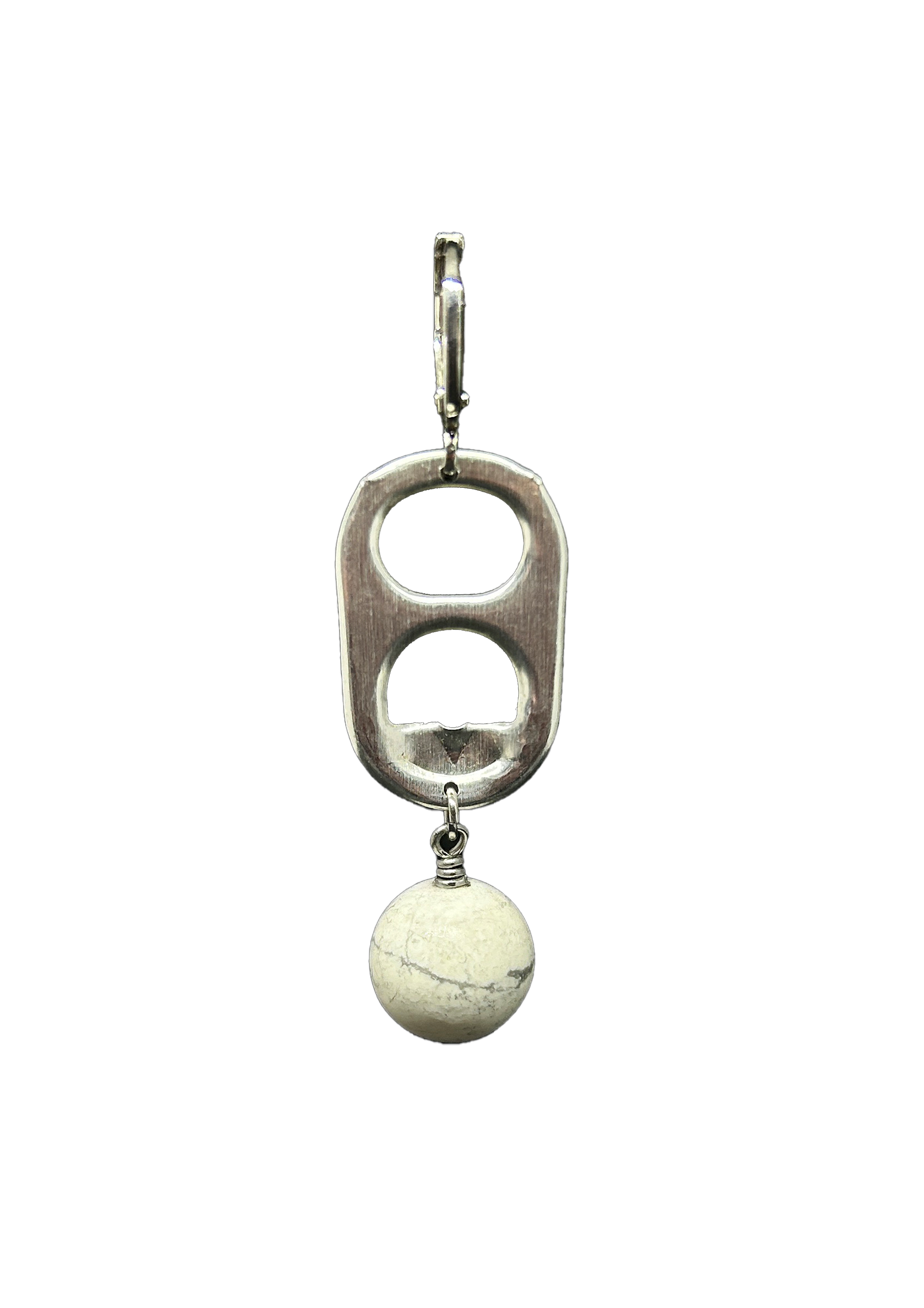 Silver MERCURY earring