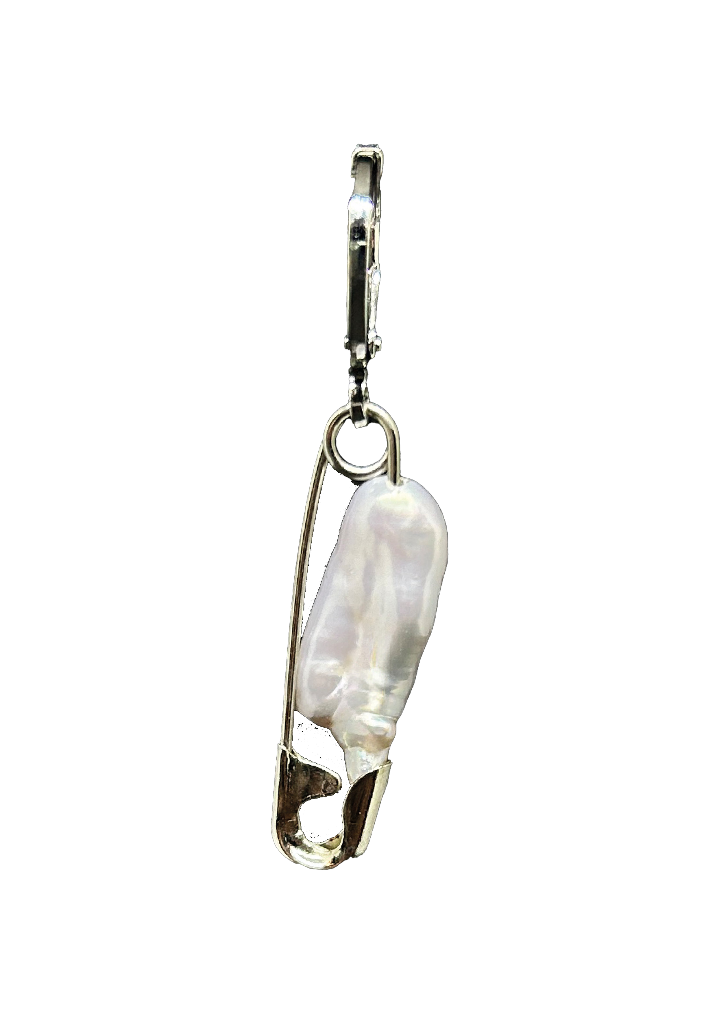 Silver JAGGER earring