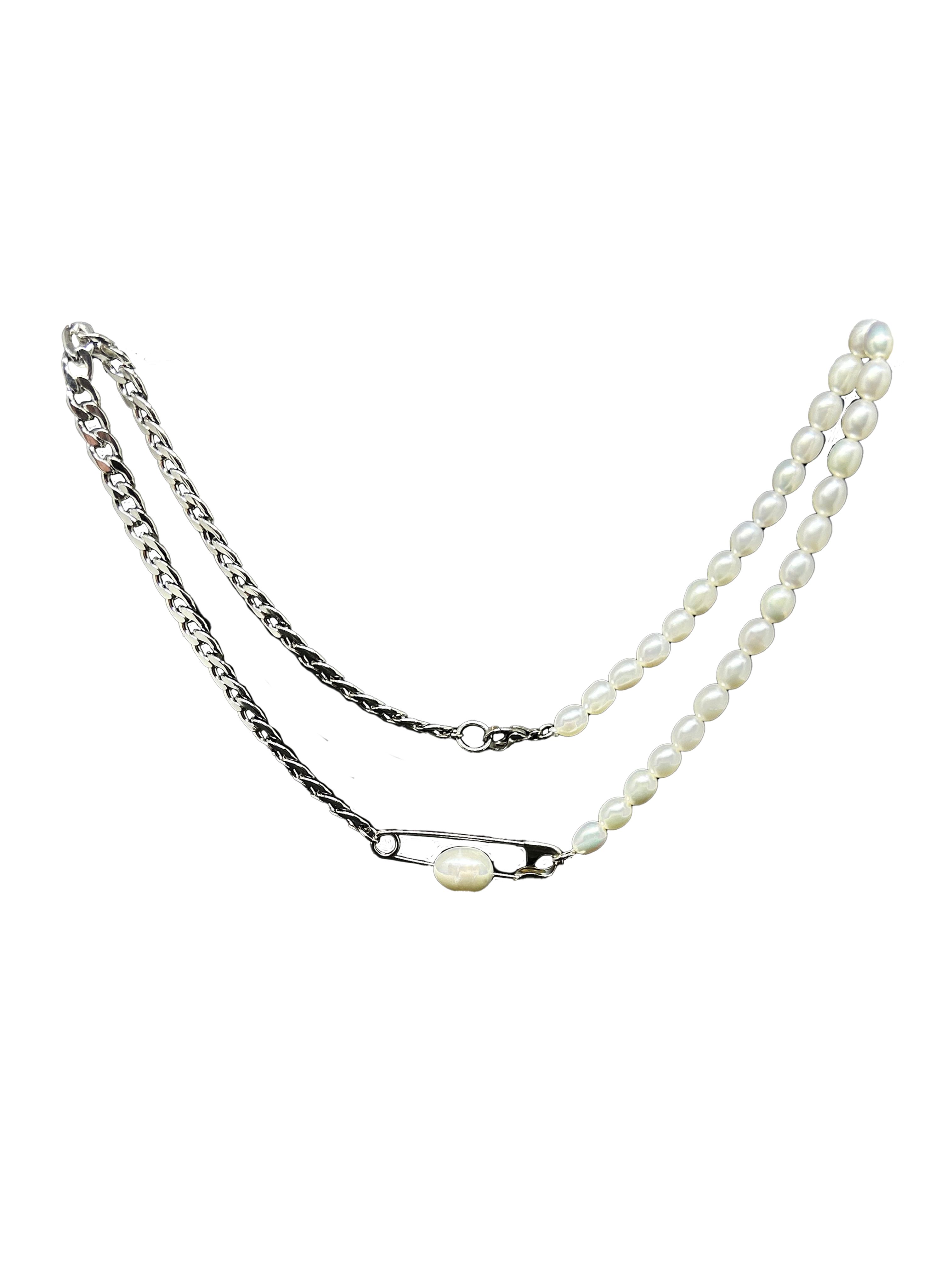 Silver LAYNE necklace