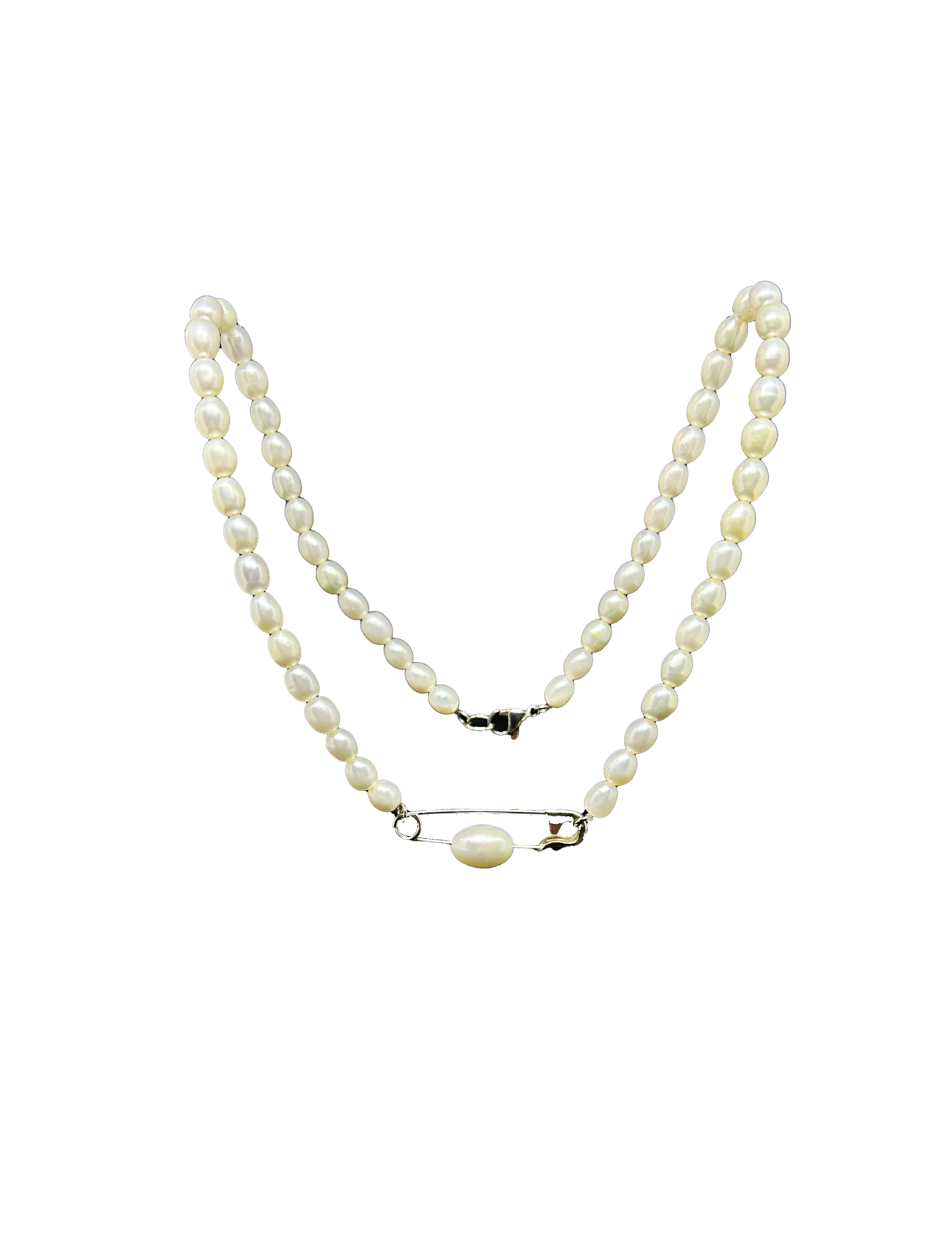 Silver NANCY necklace