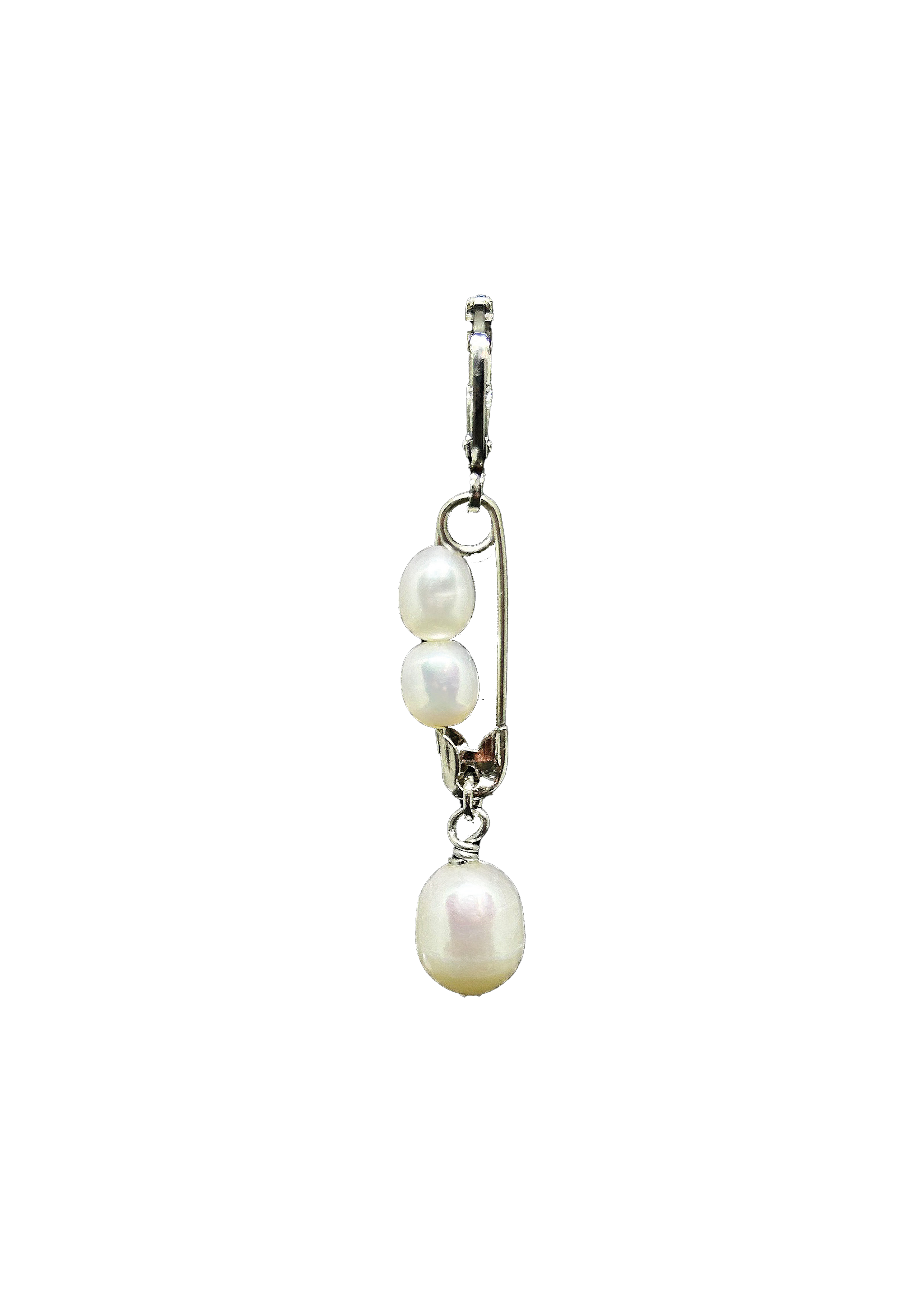 Silver PERRY earring