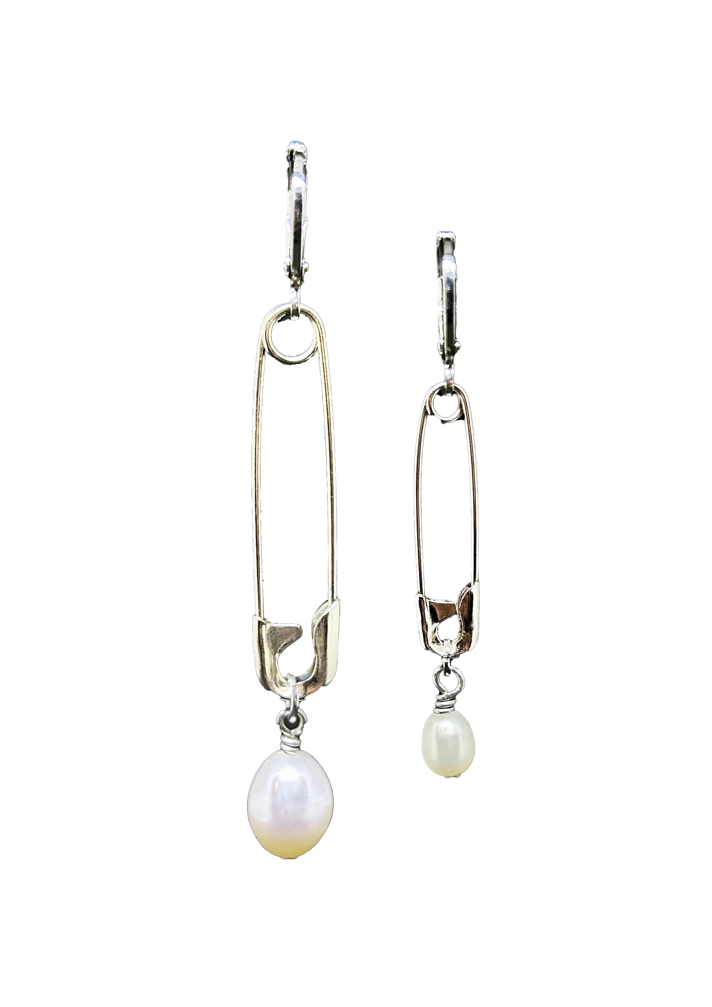 Silver TERROR TWINS earrings