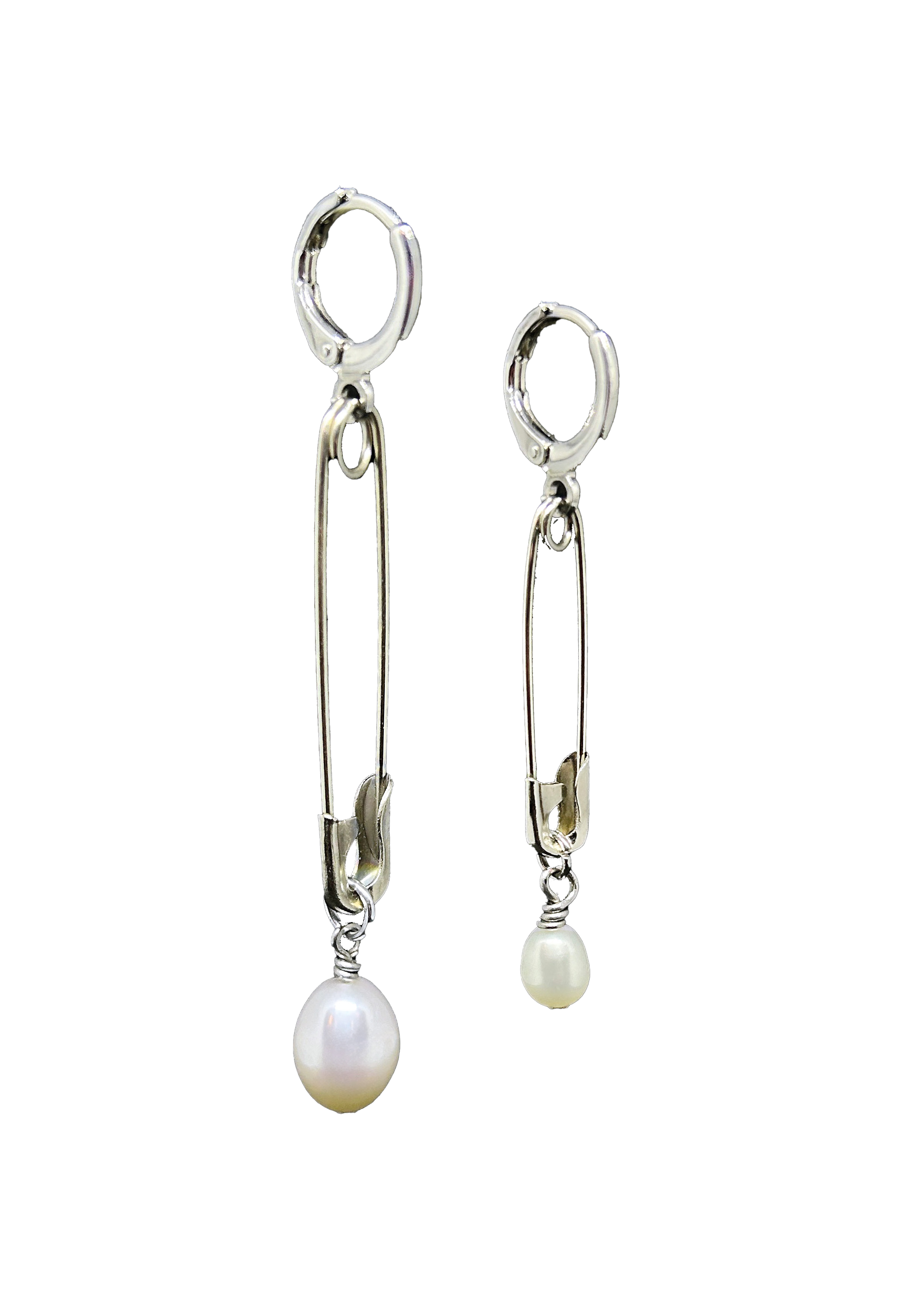 Silver TERROR TWINS earrings
